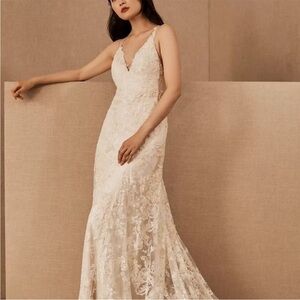 Jenny Yoo Collection Braylin Wedding Gown Size 16 Sample NWT BHLDN